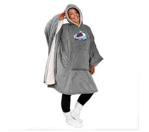 Pegasus Sports NHL Team Color Bloncho with Sherpa Inside