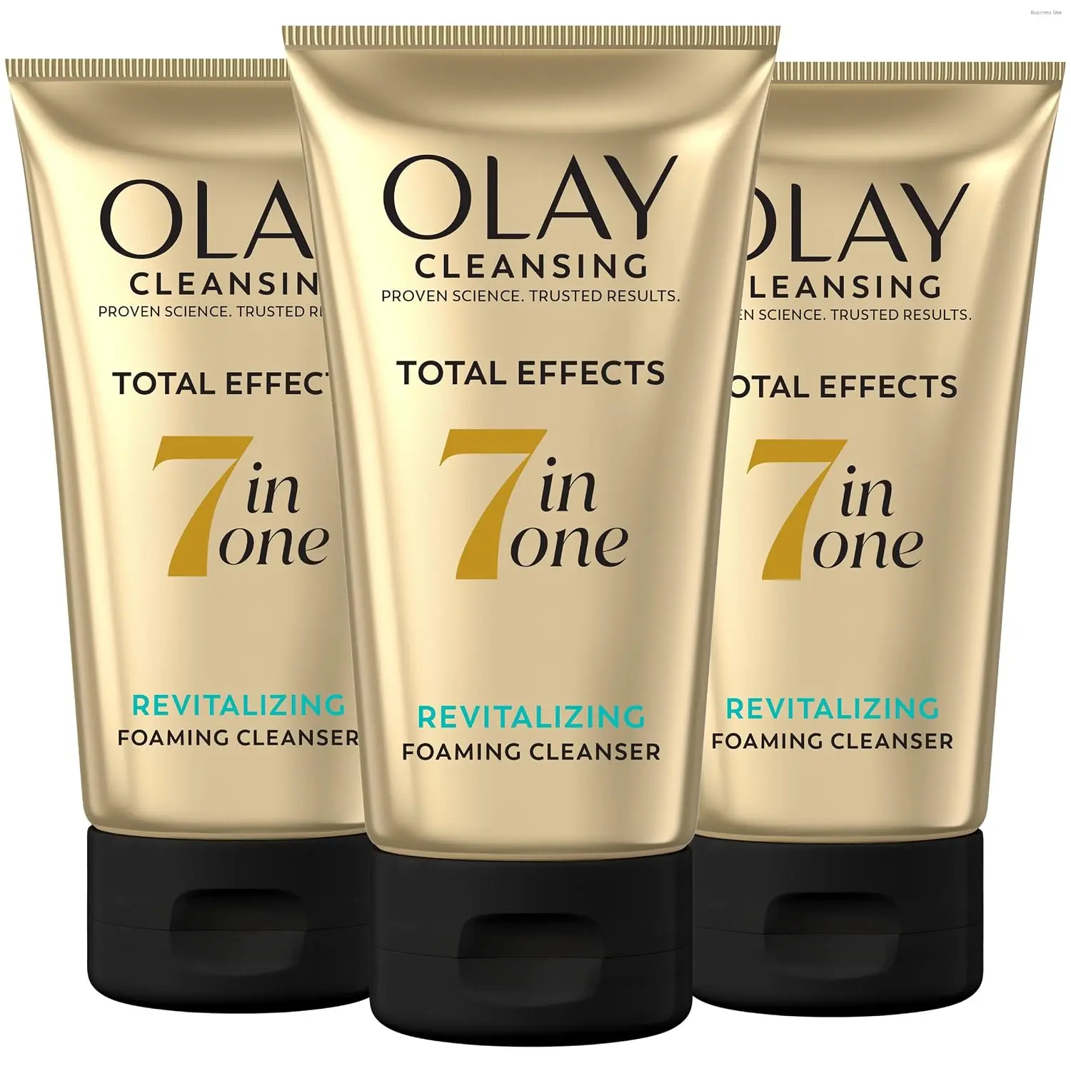 Olay Total Effects Revitalizing Foaming Cleanser, Daily Face Wash, 5 oz (Pack of 3)