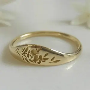 Exquisite Hollow-Out Flower Ring for Bridal Wedding, Engagement, Proposal, Birthday Party, Christmas Gift Jewelry