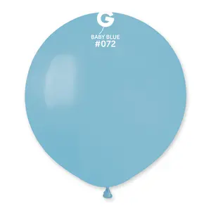 Solid Balloon Baby Blue G150-072 | 25 balloons per package of 19'' each