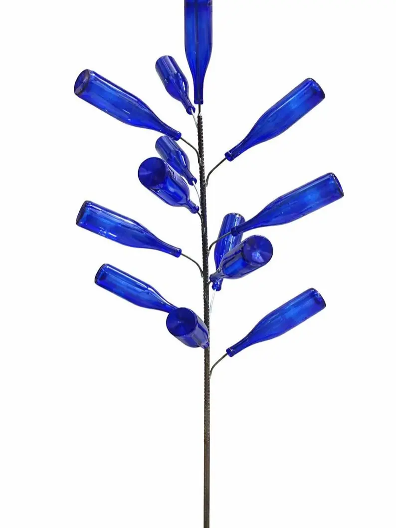 Metal Bottle Tree - The "Crab Apple" Hand Welded Garden Art by Cubby's!