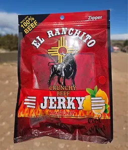 EL RANCHITO Crispy Beef Jerky 2 oz – 100% Beef Snack, Super Crispy