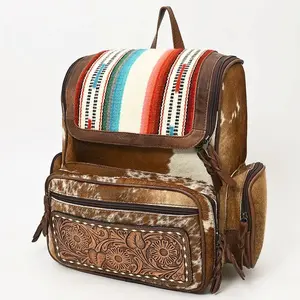 Ira Creek Western Leather Backpack