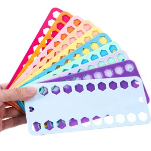 10PCS Mixcolor Plastic Embroidery Floss & Thread Organizer Winding Plate Storage Tool for Needlepoint Cross Stitch Sewing Supplies