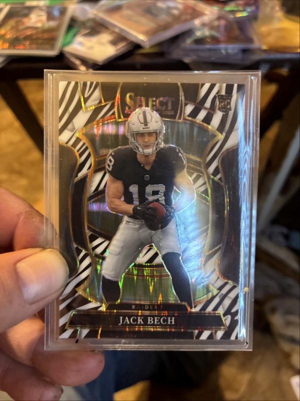 Panini 2025 Select Football Mega Box Featuring 10 Black & Green Prizm Shocks per Box 42 Total Cards NFLPA Licensed