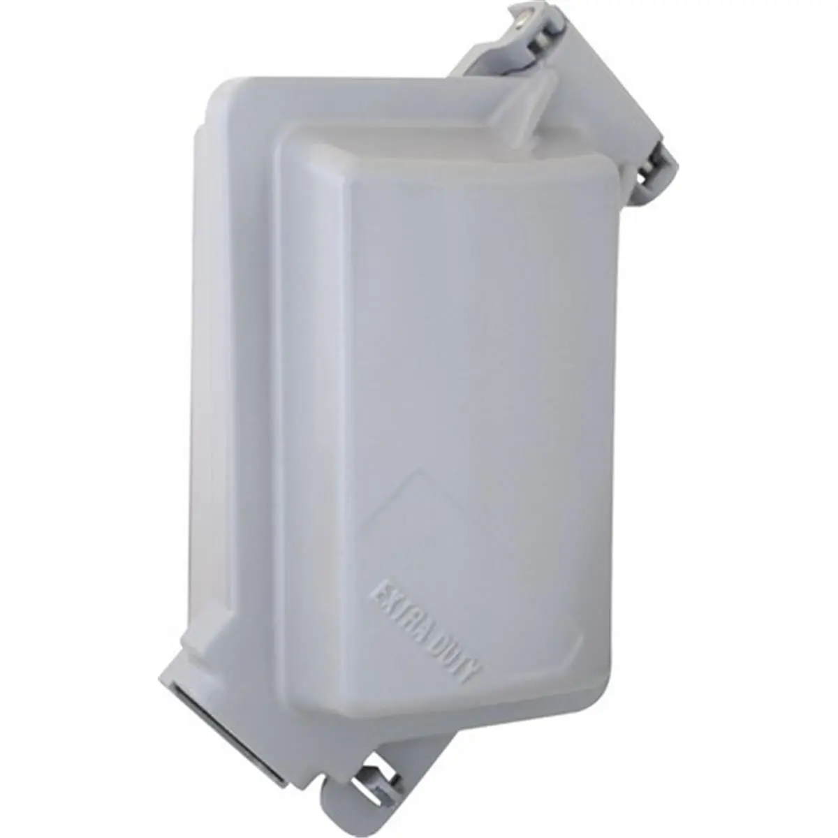212 MAIN 1-Gang Rectangle Wall Plate, Weatherproof Die-Cast Metal In-Use Cover for Outdoor Wet Locations, UL Listed, Gray