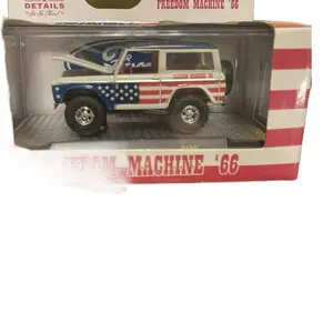 Ford Bronco Freedom from M2 - American Flag Design - 1966 Model - Collectible Toy Car