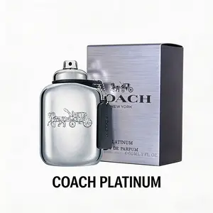 COACH New York Platinum Men's Fragrance — A Woody Scent: Richly Fragrant and Long-Lasting