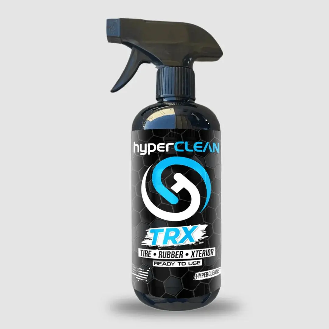 hyperCLEAN TRX Tire & Exterior Cleaner - Non-Acid Concentrated Surfactant Wheel Cleaner, Automotive Detailing Chemicals with Superior Performance, Uncompromising Safety, Versatile Tough Grime Removal & Surface Protection, Protect