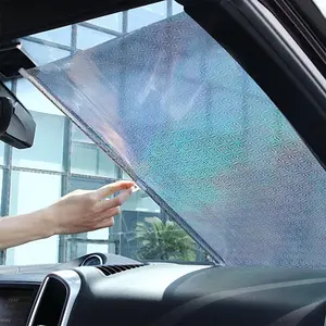 Car Windshield Sunshade, Front Windshield Light Shield, Sun Protective, Heat Insulation, Automatic Retractable Car Sunshade, Car Exterior Accessories