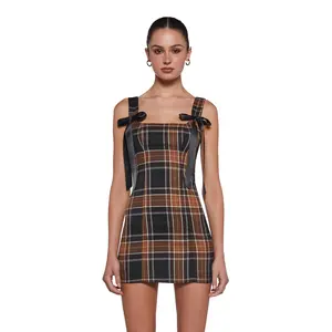Pixie Stardust Mini Dress - Plaid