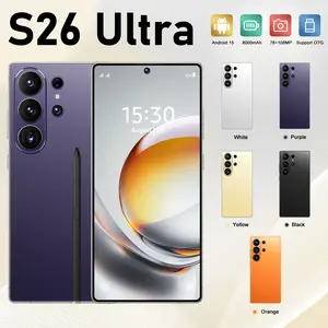 2026 S26 Ultra Unlocked 5G Smartphone - 12GB+512GB, Android 15, 8000mAh Battery, Built-in Pen, Complete Gift Set for Men/Women