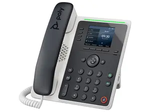 HP Poly Edge E220 IP Phone, Corded desktop phone with Power Supply | 89B50AA#ABA HP Poly Edge E220 IP Phone, Corded desktop phone with Power Supply | 89B50AA#ABA