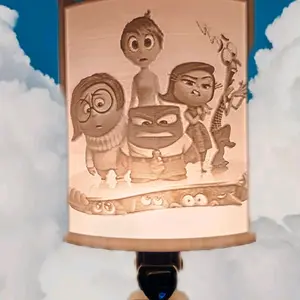 3D Printed Customized Lithophane Night Light Covers - Perfect Gift for Any Occasion