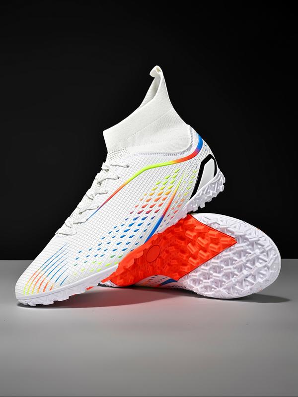 Professional Soccer Shoes for Men & Women, Anti-Slip Wear-Resistant Indoor Outdoor Training Competition Footwear, Long Studs Ag TF Design, Football Field Boots