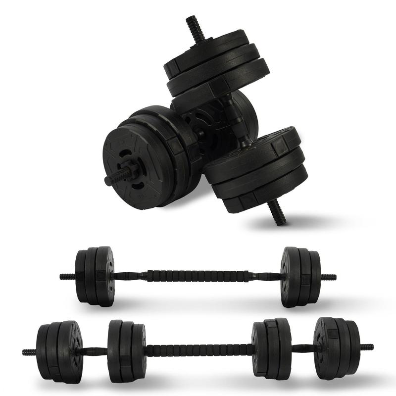 Fitvids 2 in 1 Adjustable Dumbbell Set, 60lbs Free Weights Set with Connector