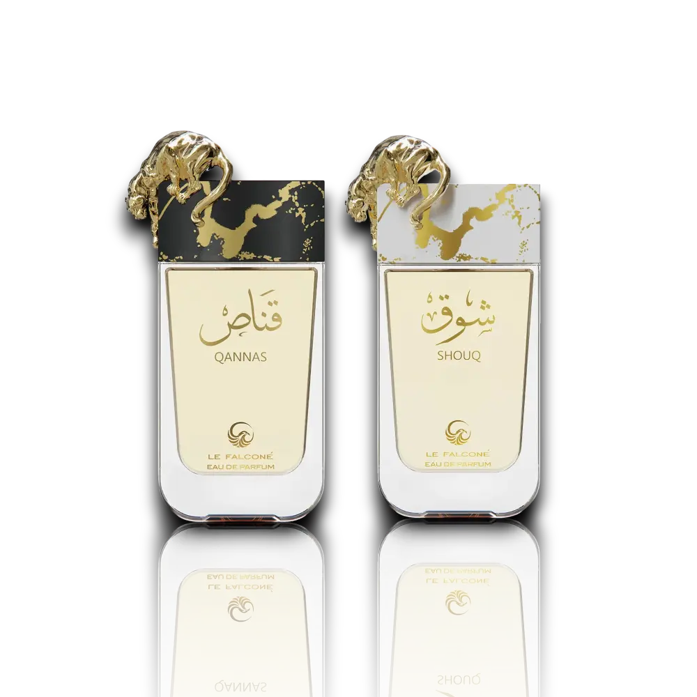 Oudlash Bundle | Le Falcone | Qannas + Shouq | Unisex Fragrance | 100 ML 3.4 OZ | Eau De Parfum | Vanilla - Tonka Bean & Amber