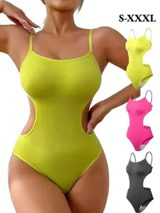 Women's Backless Body Shaper One-Piece, Seamless Strapless Vest, Sexy Unitard, Slimming Underwear for Women, Shapewear, Backless Bodysuit
