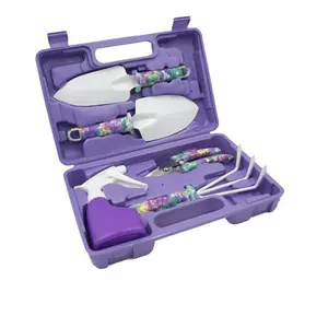 Garden Tool Set Gift Box, Pruning Shears, Rake, Hoe, Scissors, Spray Bottle, Ten-Piece Home Gardening Kit, Flower Planting Tools