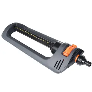 Automatic Oscillating Sprinkler with 19 Hole Brass Nozzles for Yard Gardening Tool Efficient Water Coverage for Lawn & Garden tiktokshopspringglowup decor drip irrigation outdoorfun accessories pots