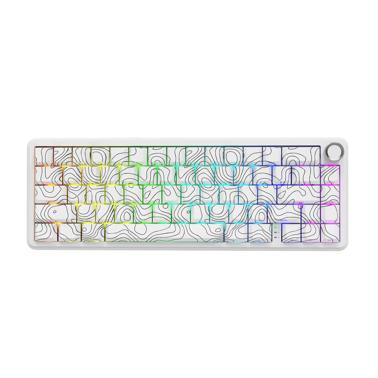 Attack Shark X65PRO HE Rapid Trigger Magnetic Mechanical Keyboard,60% Hot Swappable,Hall Effect Sensor,Adjustable Actuation,Tri-Mode RGB, 8KHz Polling Rate