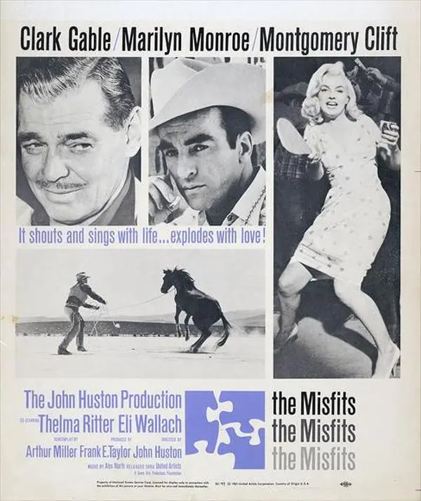 The Misfits Movie Poster Print (27 x 40)