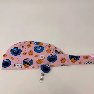 Scrub cap and Badge reel