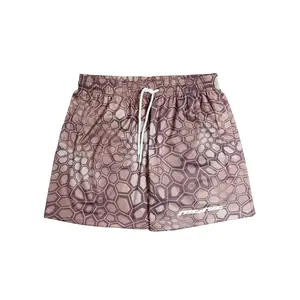 Unisex EE Basic Shorts, Y2K Star & Paisley Mesh Shorts, Skyline Streetwear Graphic Gym Trunks, Breathable Summer Activewear for Adult