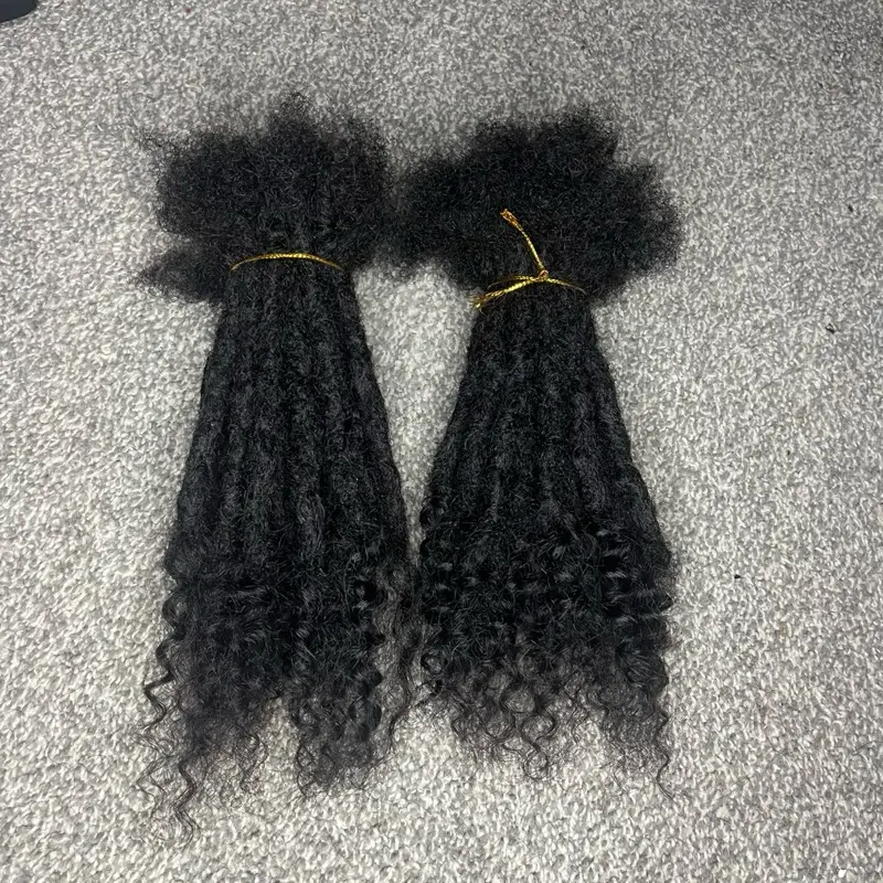 20 Dreadcurly extensions 100% Human Hair 0.6 cm