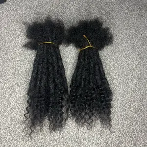 20 Dreadcurly extensions 100% Human Hair 0.6 cm
