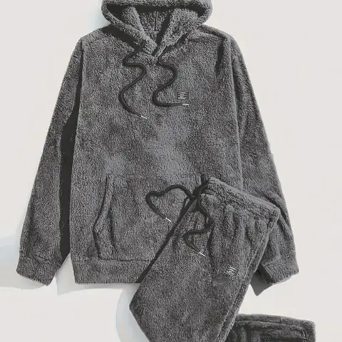 Men's Oversized Casual Hooded Sweatshirt Long Sleeve With Pocket And Joggers Pants Set Soft, Elastic, Loungewear, Athletic Vintage Streetwear, Menswear, Clothes