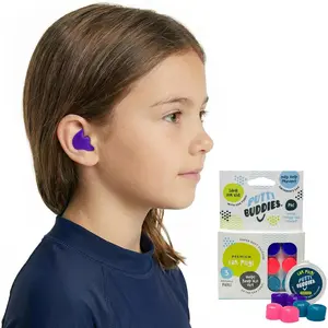 Ear Plugs for Swimming - Invented by an Ear Physician - Moldable, Premium Silicone Ear Plugs - One Size - Waterproof - 3 Pair Pack