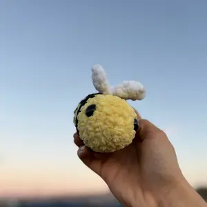 bumblebee amigurumi crochet plushie size small