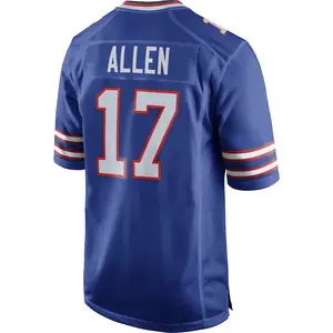 Josh Allen Buffalo Bills Game Player Jersey - Royal