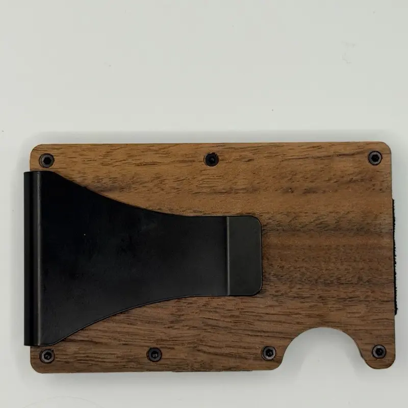Custom Lasered Clip Style Wallet Custom Lasered Clip Style Wallet
