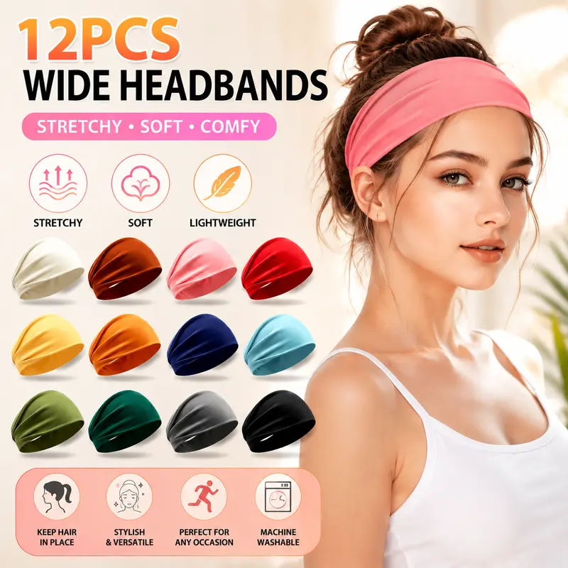 ALO Yoga Ribbed Headbands Set in Cream, Mint, Dusty Pink A0445U_05818_b1_s1_a1_dSP26_gr  main image 2