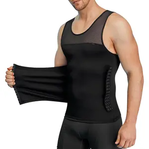 Men Body Shaper Slimming Vest Tight Tank Top Compression Shirt Tummy Control Underwear Moobs Binder Menswear Shapewear