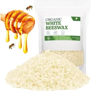 White Beeswax Pellets 2LB,  Beeswax, Beeswax for Candle Making, ,  Care DIY, Lip Balm and Soap Making Supplies