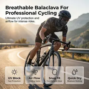 UV Protective, Breathable Balaclava for Cycling, Sports & Outdoor Face Cover Accessory