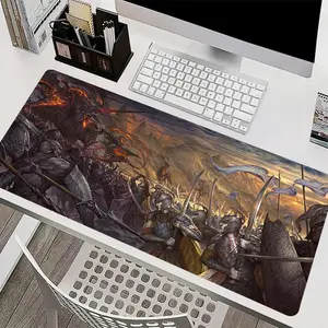Lord of the Rings Gaming-Style Mouse Pad, Anime Desk Mat with Durable Rubber Base, Smooth Cloth Surface for PC Gamers, Office Accessory, Gaming-Style Mouse Pads