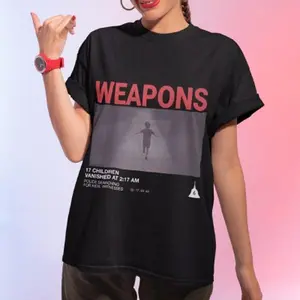 Weapons Horror Movies Vintage T-Shirt, Zach Cregger Film Tee, Nightmare Arcade Movie Merch, Unisex Shirt