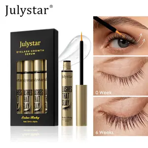 Transparent Lash Care Nourishing Essence Liquid, Gentle Daily Use, 5ML X 4pcs, Eye Serum Eyelash Strengthener for Soft & Healthy Lashes