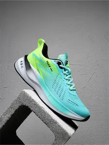 Men's Ultra-Light High-Elastic Breathable Mesh Casual Sports Shoes, Anti-Slip Shock Absorption Running Trainers, Outdoor Training Sneakers