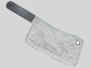 Scream Ghost Face Bling Cleaver with Rhinestones