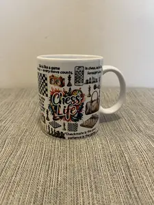Chess Life 11oz Coffee Mug for Chess Enthusiasts