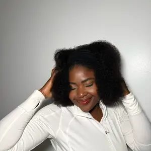 16 inches Afro Curly Half Wig - Natural Look, Soft Texture, Perfect for Everyday Wear