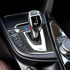 Car Center Console Decal, Car Center Console Thick Sticker, Car Interior Decoration Accessories for BMW 3 Series F30 2013-2017, Car Interior Decorative, Sticker For Cars