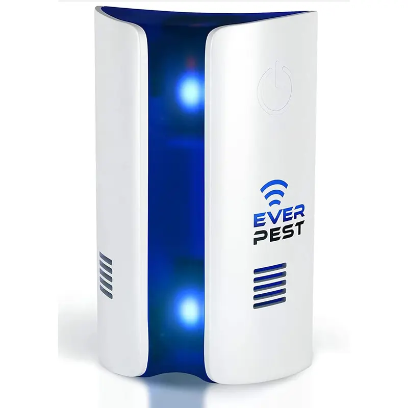 Ever Pest Ultrasonic Pest Repeller Plug in 1 Pack- Electronic and Electromagnetic Insect Control Defender - Roach Bed Bug Mouse Rodent Mosquito Bat 0