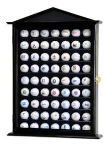 63 Golf Ball Designer Display Case Cabinet