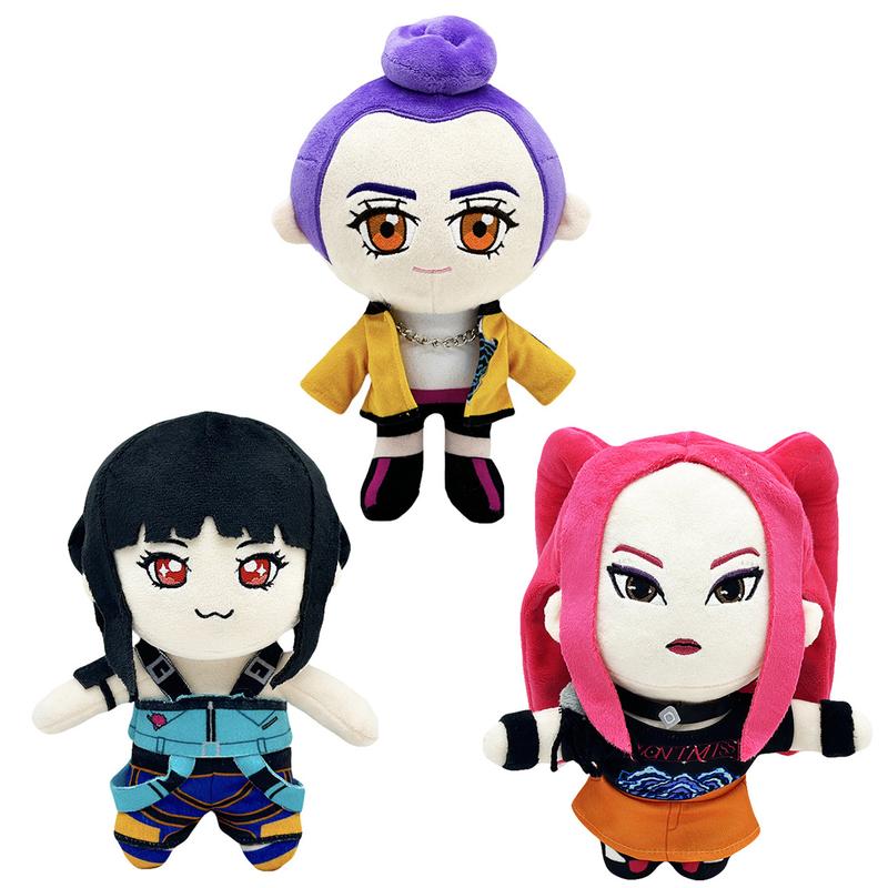 Kpop Demon Hunters Plush Toys Rumi Zoey Mira Plushies Stuffed